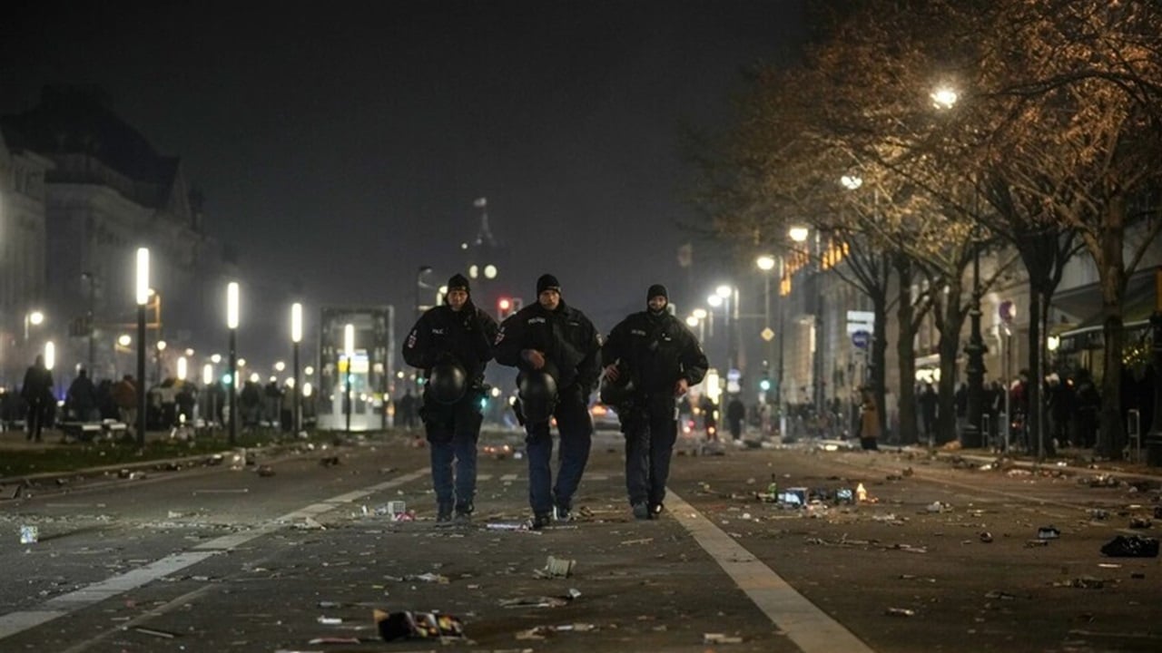 ليلة رأس السنة تتحول إلى فوضى في برلين: مئات الاعتقالات وعشرات الجرحى في صفوف الشرطة