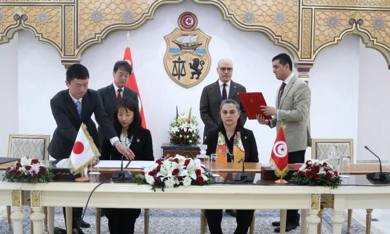 توقيع اتفاقية هبة يابانية لتمويل وحدة معالجة مياه في قابس