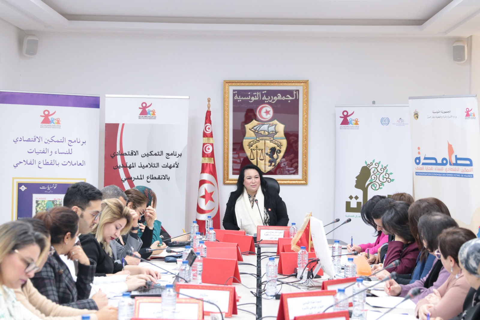 وزيرة الأسرة تشرف على الاجتماع الأول للجنة إعداد تقرير الجمهورية التونسية حول تنفيذ إعلان ومنهاج عمل بيجين +30