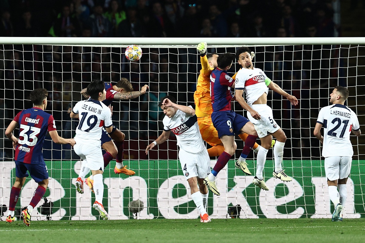 سان جرمان يتأهل على حساب برشلونة إلى نصف نهائي دوري أبطال أوروبا
