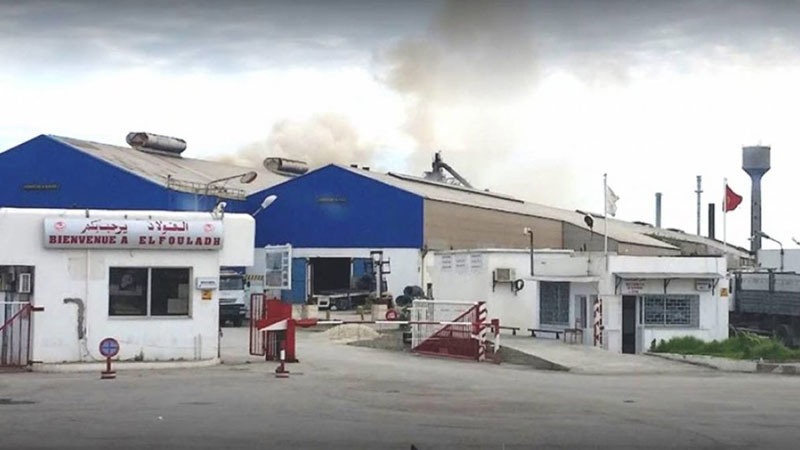 احتفاظ بـ23 شخصًا في قضية تخريب مصنع الفولاذ بمنزل بورقيبة