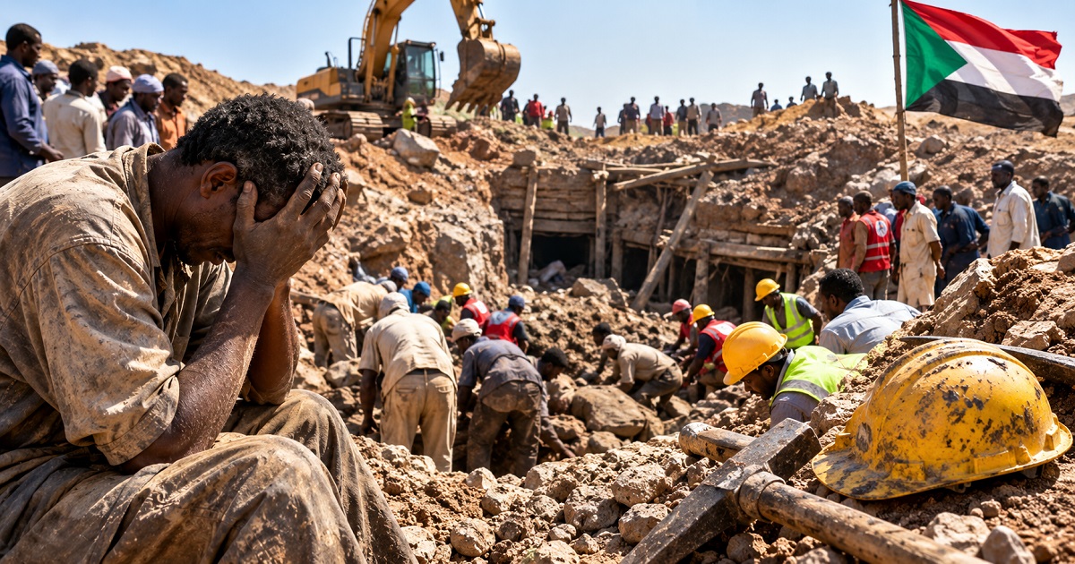 كارثة في منجم الذهب بالسودان.. عشرات القتلى ومفقودون تحت الأنقاض وسط غياب معدات الإنقاذ