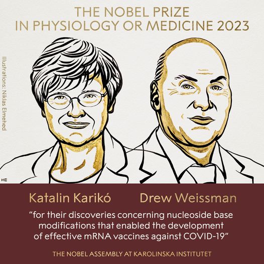 نوبل للعلوم الطبية 2023: لقاحات mRNA تحقق الانتصار في مكافحة كوفيد-19