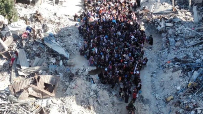 استشهاد وجرح عدد من المواطنين جراء قصف الاحتلال الإسرائيلي في حي الزيتون وغزة الجنوبية