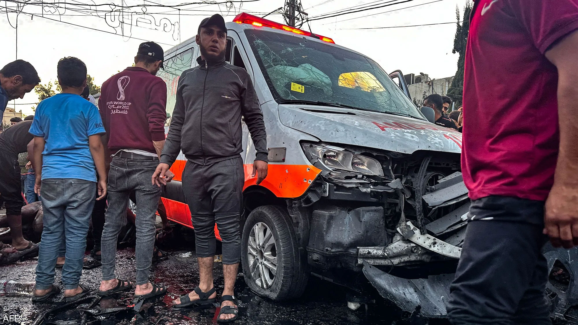 هجوم على سيارة إسعاف في غزة: حرب الكلمات وآثار القصف