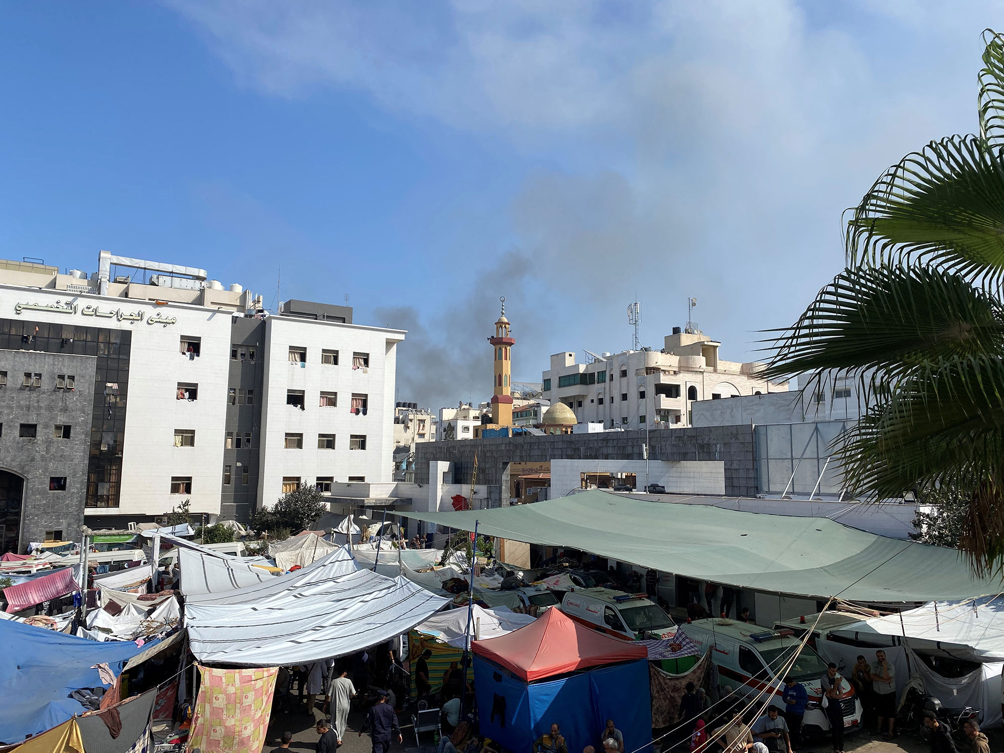 الجيش الإسرائيلي ينفي تورطه في انفجار مستشفى الشفاء في غزة