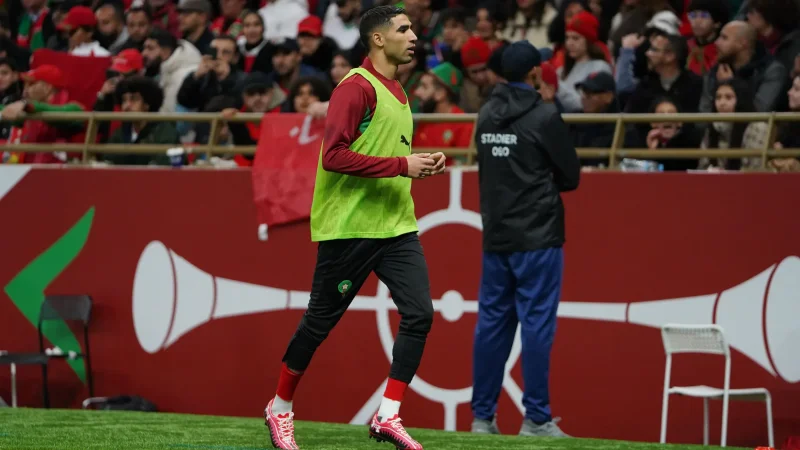 حكيمي يطمئن المغاربة: جاهز بنسبة 100%… والقرار بيد الركراكي