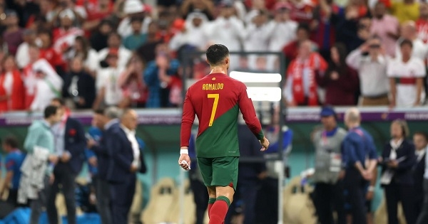 قبل مواجهة المغرب.. رونالدو يثير الجدل من جديد في تدريبات البرتغال