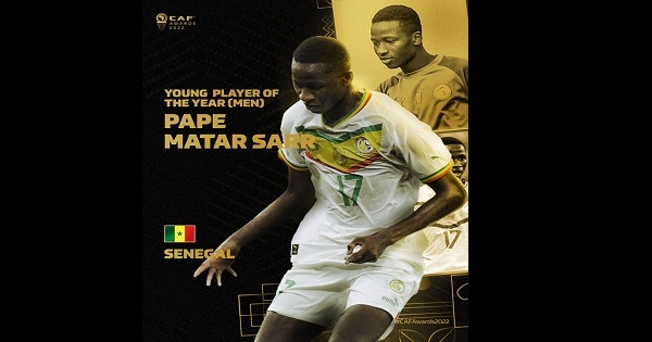 بابي ماتار سار أفضل لاعب شاب في إفريقيا لعام 2022