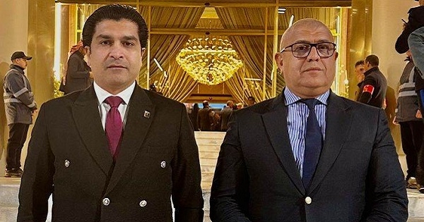 رئيس الإتحاد العربي للميني فوتبول أحمد سمير يصل المغرب