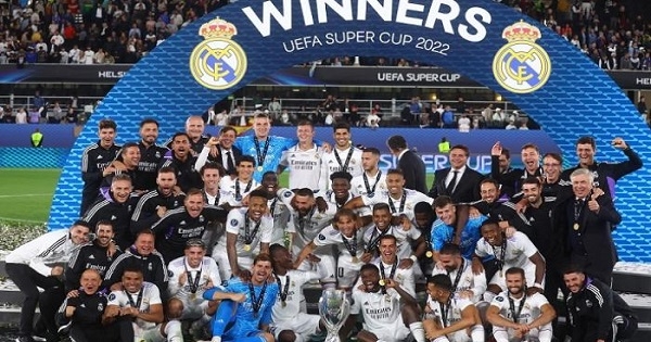 ريال مدريد يفوز بكأس سوبر أوروبا
