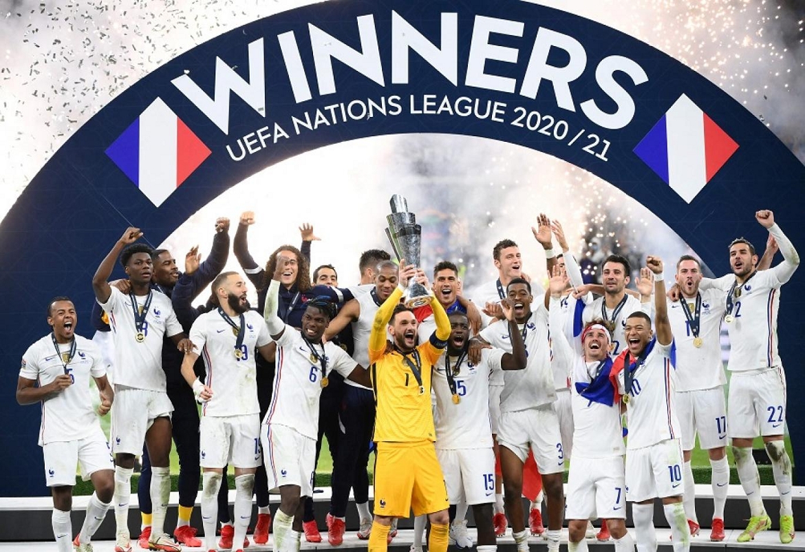 فرنسا تتوج بكأس النسخة الثانية لدوري الأمم الأوروبية
