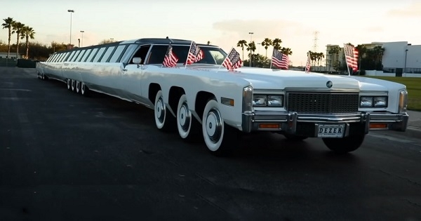 ترميم الحلم الأميركي أطول سيارة في العالم