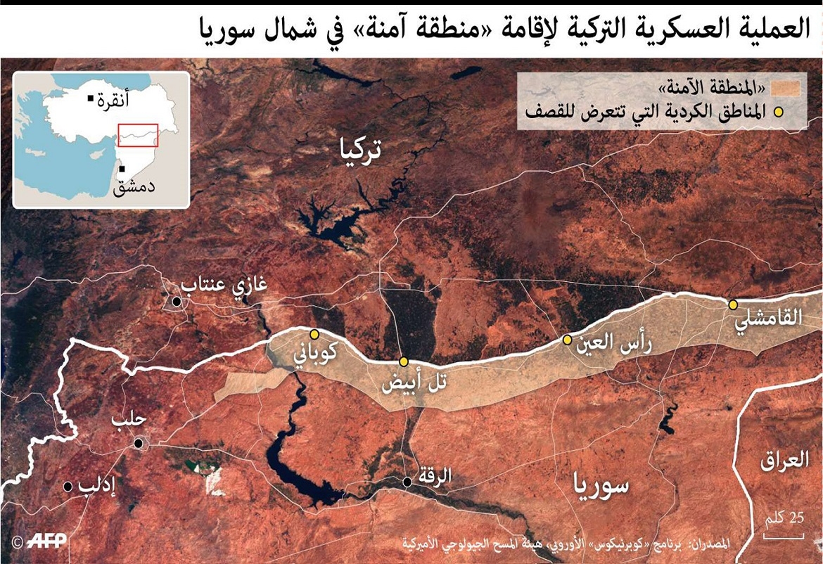 العملية العسكرية التركية لإقامة {منطقة آمنة} في شمال سوريا