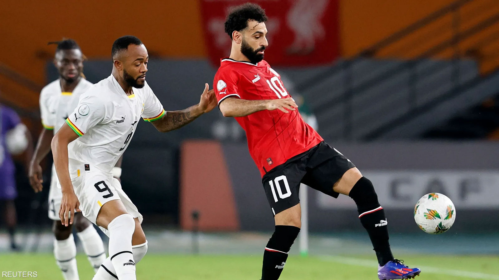 منتخب مصر يتعادل مع منتخب غانا في مباراة مثيرة في كأس الأمم الأفريقية