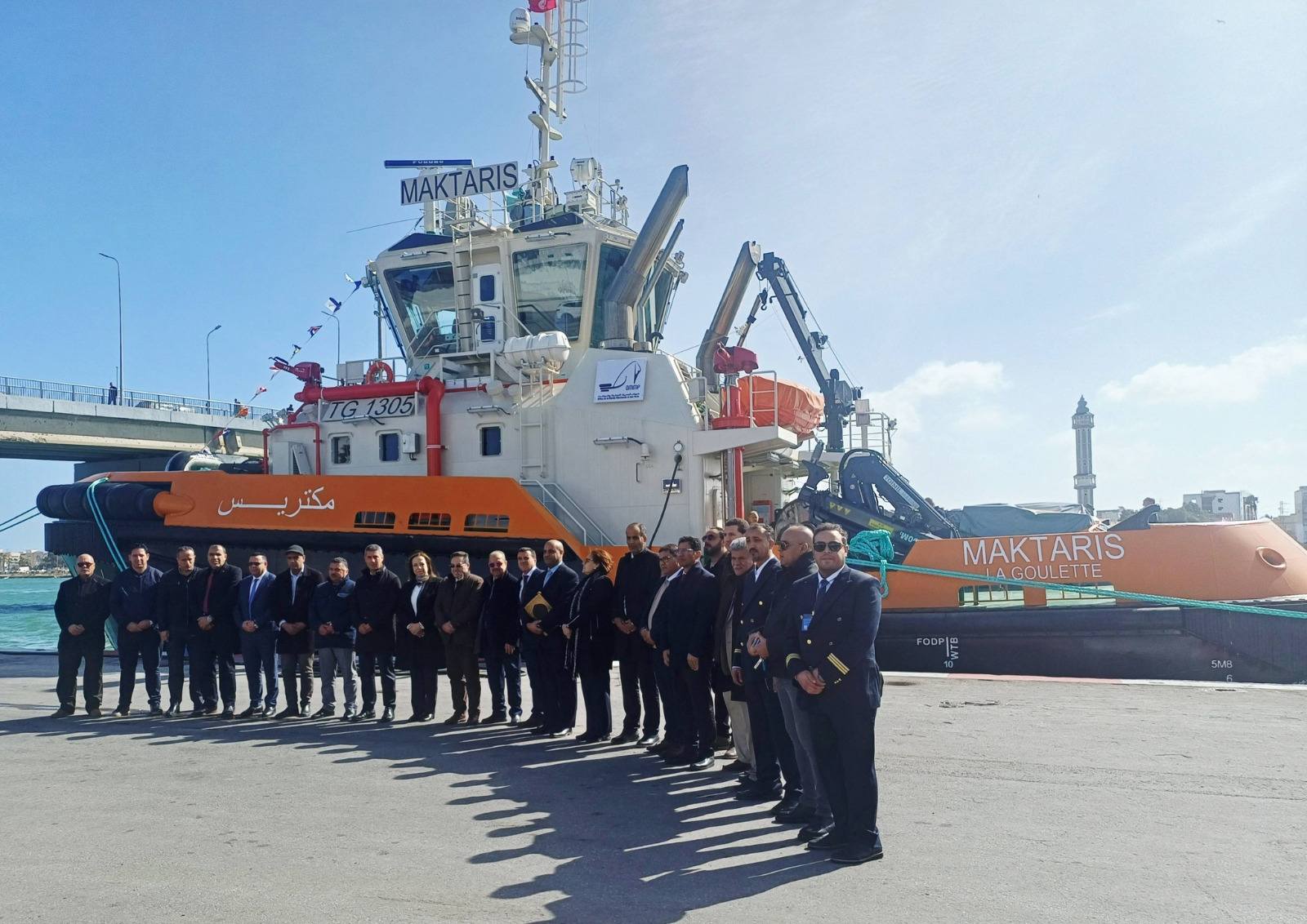 تعزيز أسطول ميناء بنزرت… دخول الجرّار “مكتريس” حيّز الاستغلال