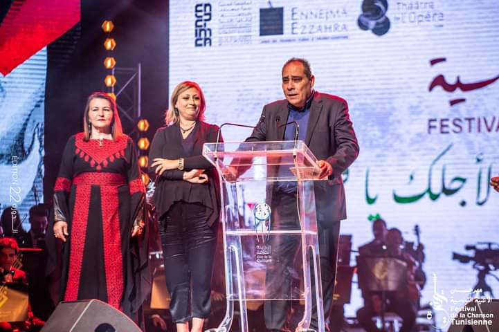اختتام مهرجان الأغنية التونسية: اكتمال الرسالة النبيلة للمقاومة الفلسطينية