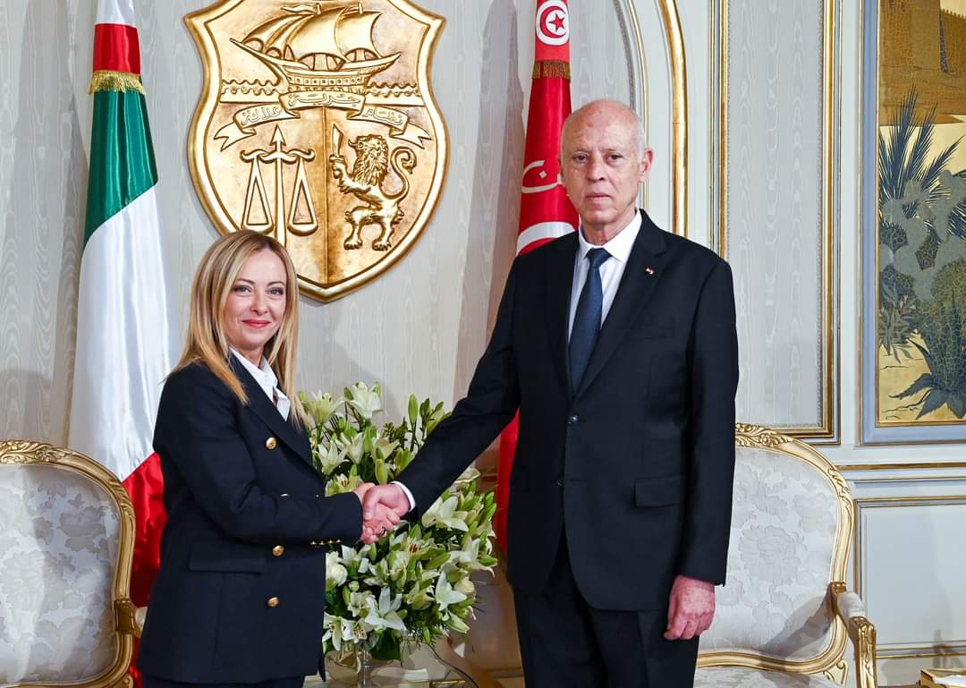زيارة رئيسة الوزراء الإيطالية إلى تونس: مناقشة موضوع الهجرة