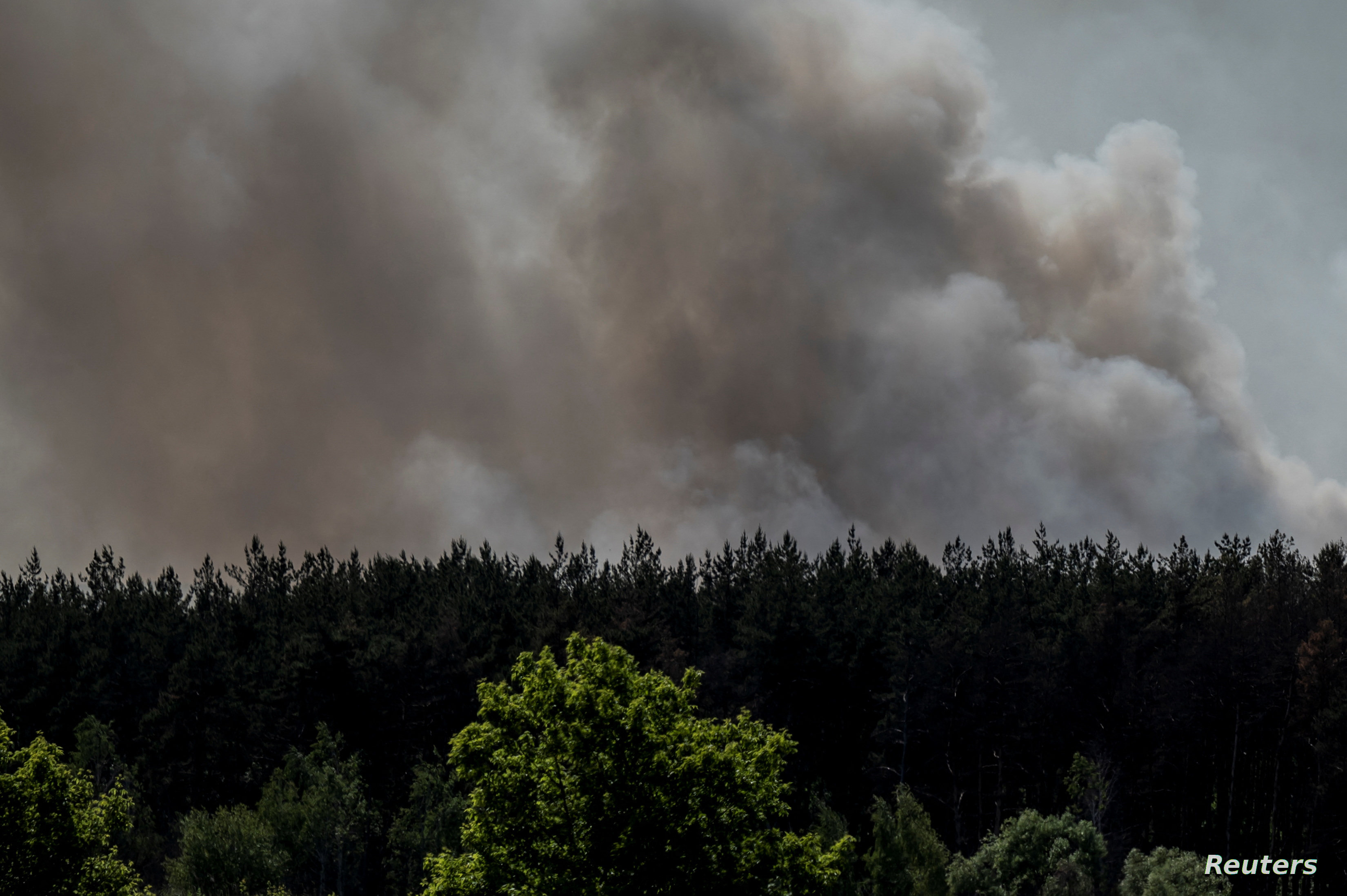 حريق في منشآت وقود بروسيا نتيجة هجوم أوكراني بطائرة مسيرة