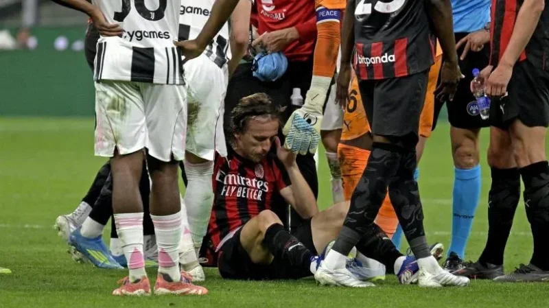 ضربة موجعة لميلان… كسر في الوجه يُدخل مودريتش غرفة العمليات!