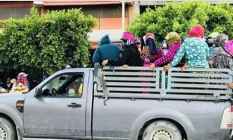 حادث انقلاب شاحنة في القيروان يسفر عن وفاة طفلة وإصابة 10 نساء