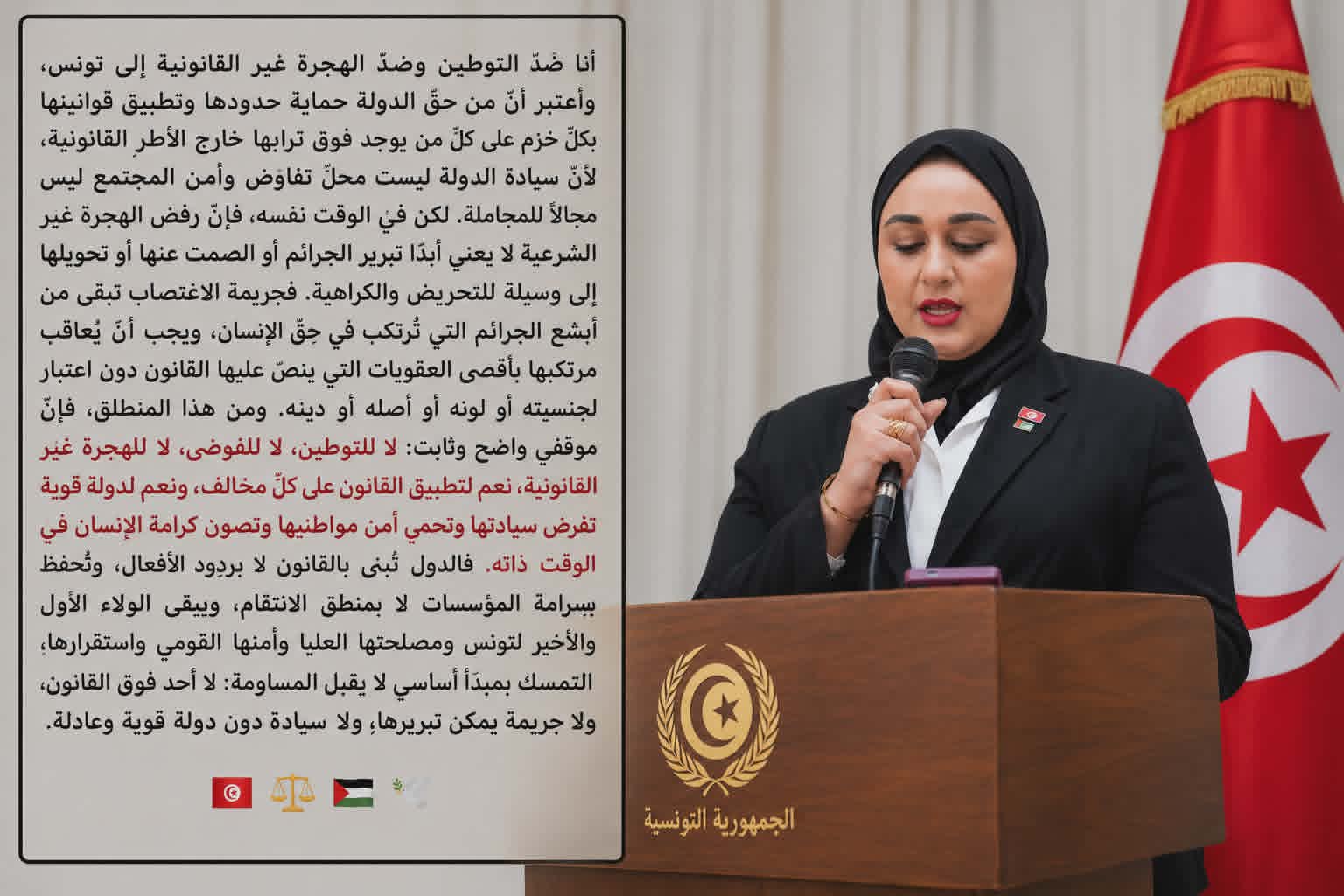 سيادة القانون وضمان العدالة في دولة قوية وفاعلة