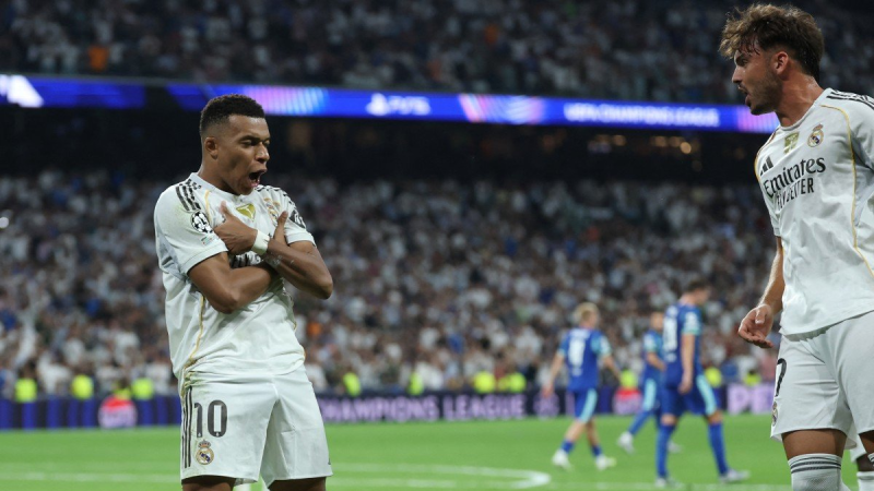 مبابي ينقذ ريال مدريد بعشرة لاعبين ويمحو صدمة مرسيليا في دوري الأبطال