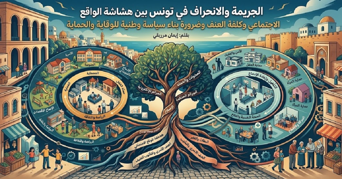 الجريمة في تونس بين الواقع الاجتماعي وضرورة الوقاية
