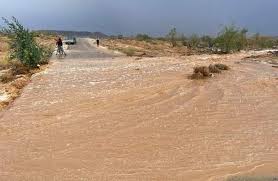 أمطار غزيرة تتسبب في سيلان الأودية بأرياف بئر الحفي والمكناسي