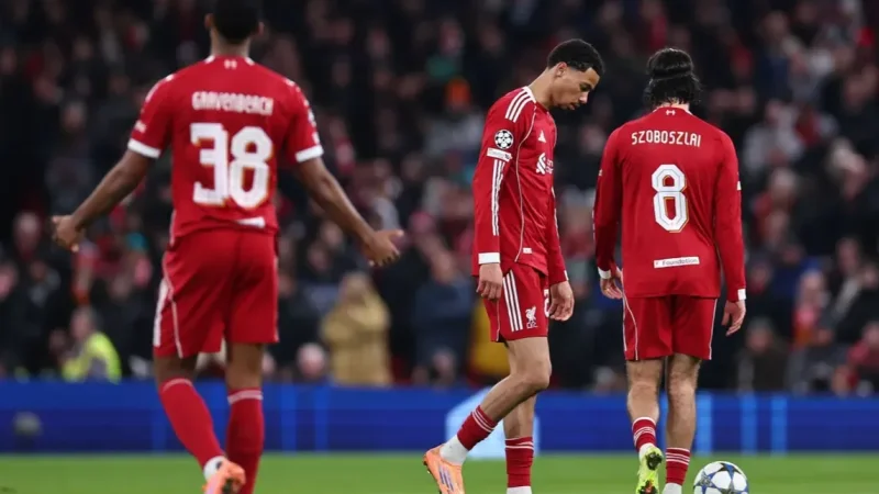 انهيار جديد يهزّ “الريدز”: ليفربول يسقط برباعية أمام أيندهوفن ويدخل نفقًا مظلمًا غير مسبوق