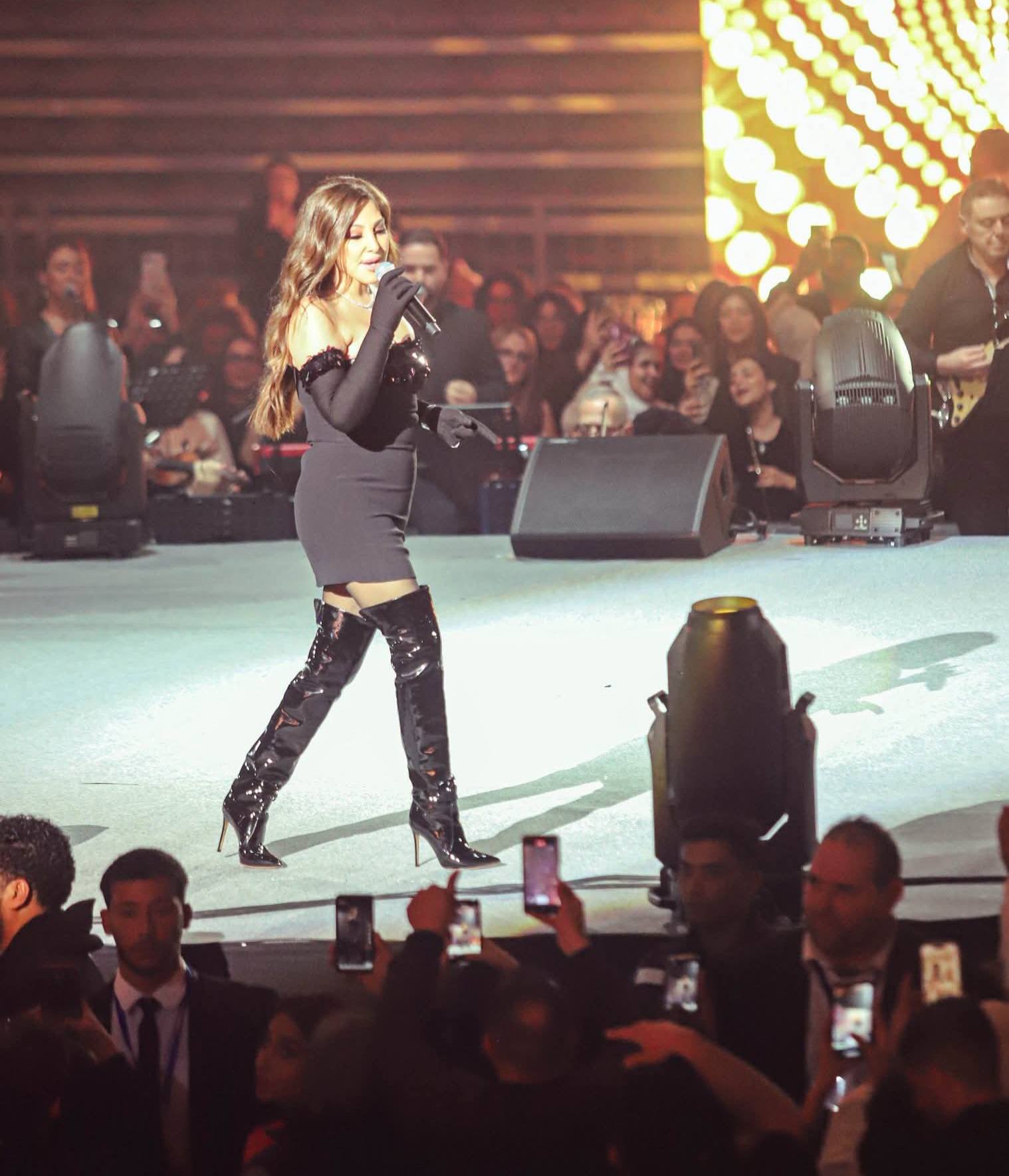 إليسا تتحدى الجرأة والأناقة في حفل رادس: درس في تنسيق الموضة