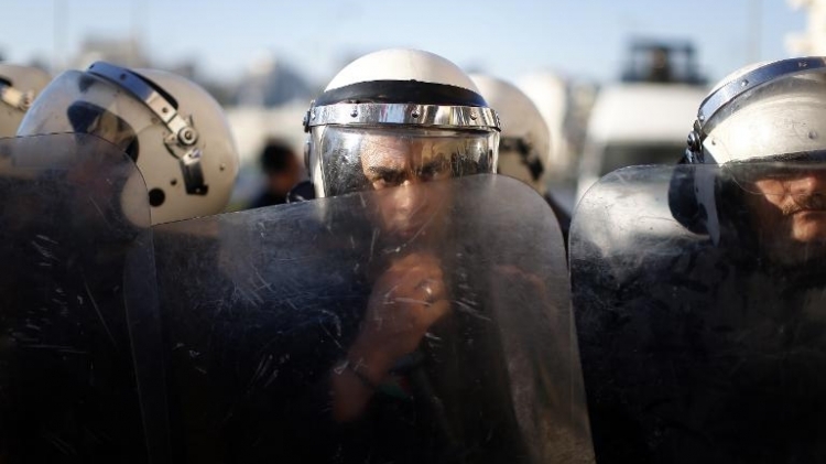 عناصر من الشرطة الفلسطينية في رام الله