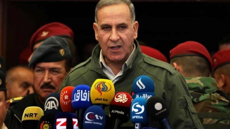 وزير الدفاع العراق خالد العبيدي في بغداد في 30 اذار/مارس 2016