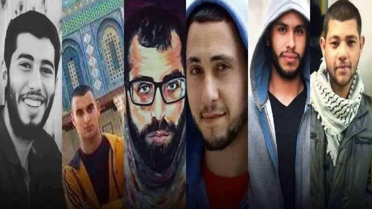 المعتقلون الستة المضربون عن الطعام
