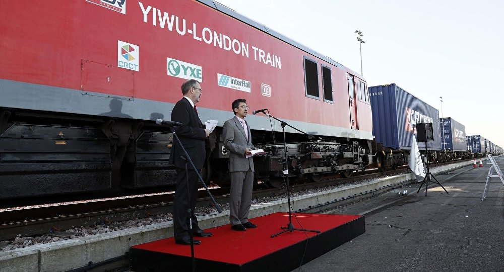 للمرة الأولى أطول رحلة قطار تجاري تنطلق من بريطانيا الى الصين